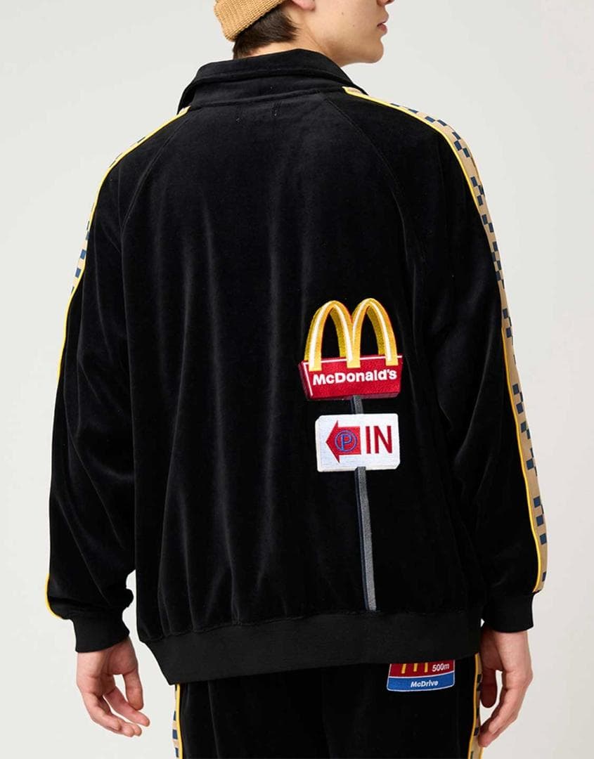 XL　グラニフ　　ベロア　トラックジャケット 　マクドナルド　マック　ブルゾン