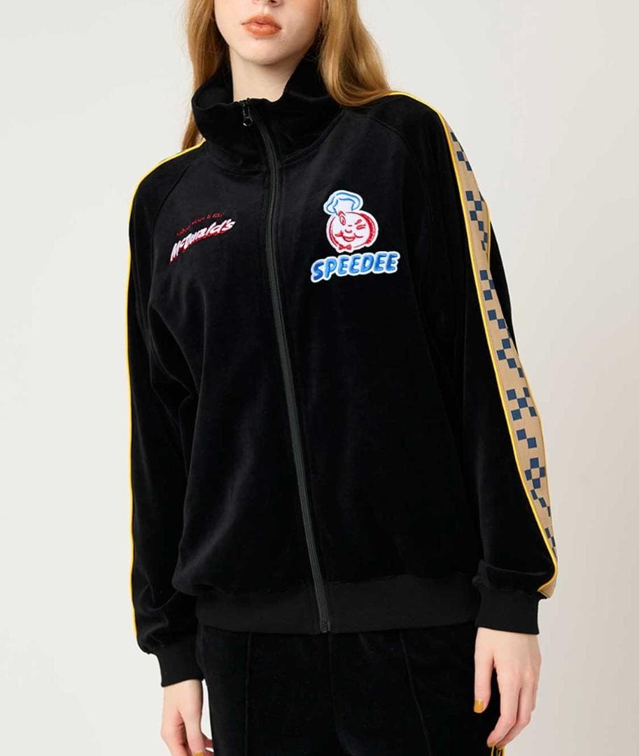 XL　グラニフ　　ベロア　トラックジャケット 　マクドナルド　マック　ブルゾン