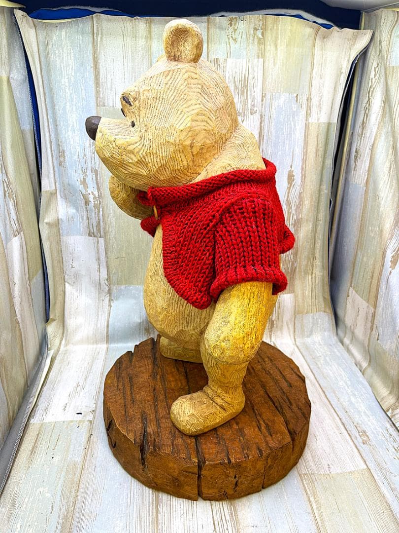 限定品★75周年記念 くまのプーさん クラシックプー 台座 ビッグフィギュア