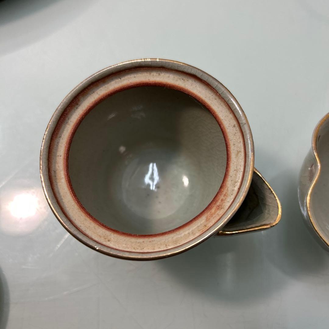 ☆茶道具 九谷焼煎茶器 鉄瓶 錫茶壷 茶盆 銅蟲菓子器☆