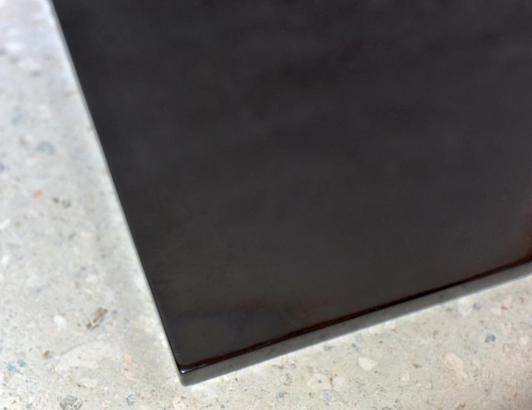 真塗炉縁＆真塗敷板2点【極上品】　囲炉裏/共箱　お茶道具