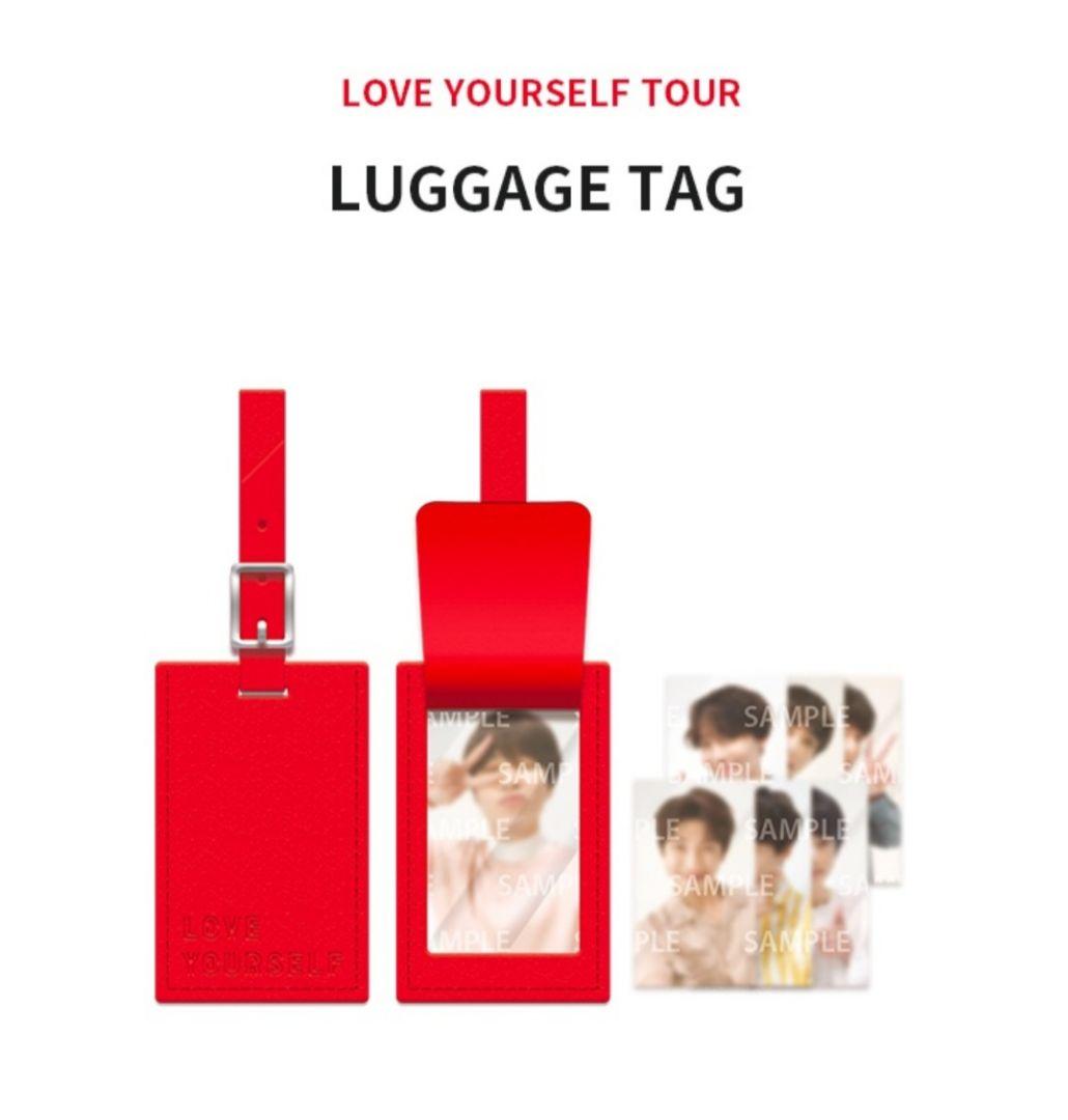 BTS LOVE YOURSELF ラゲッジタグ 証明写真 LUGGAGE