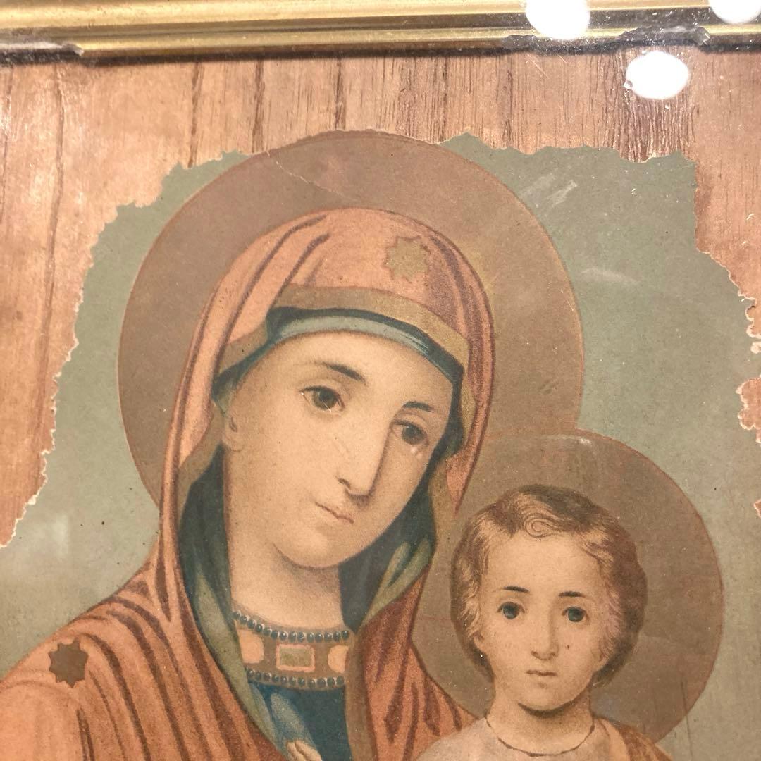 明治時代 ロシア正教会 イコン 聖母子像 キリスト教 聖母マリア イエス