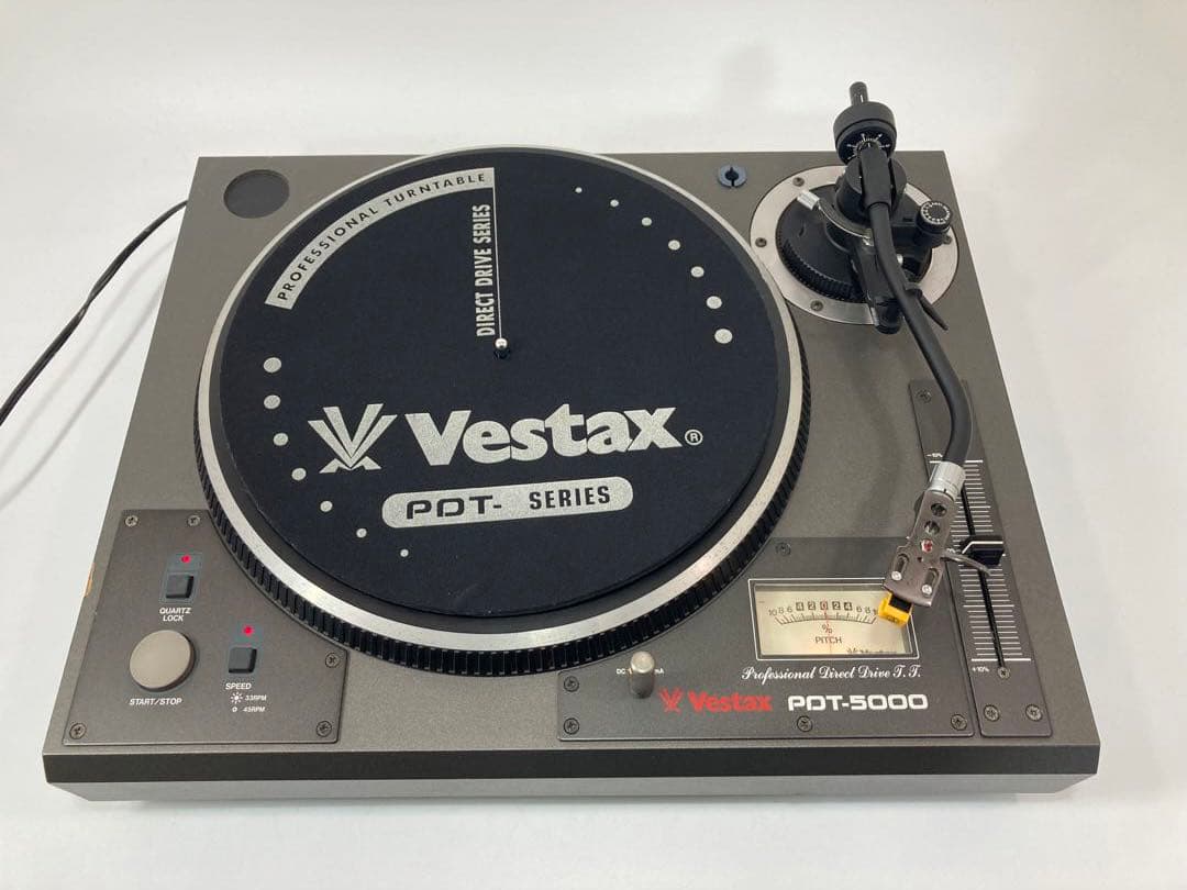 動作品】 Vestax PDT-5000 ターンテーブル レコードプレイヤー