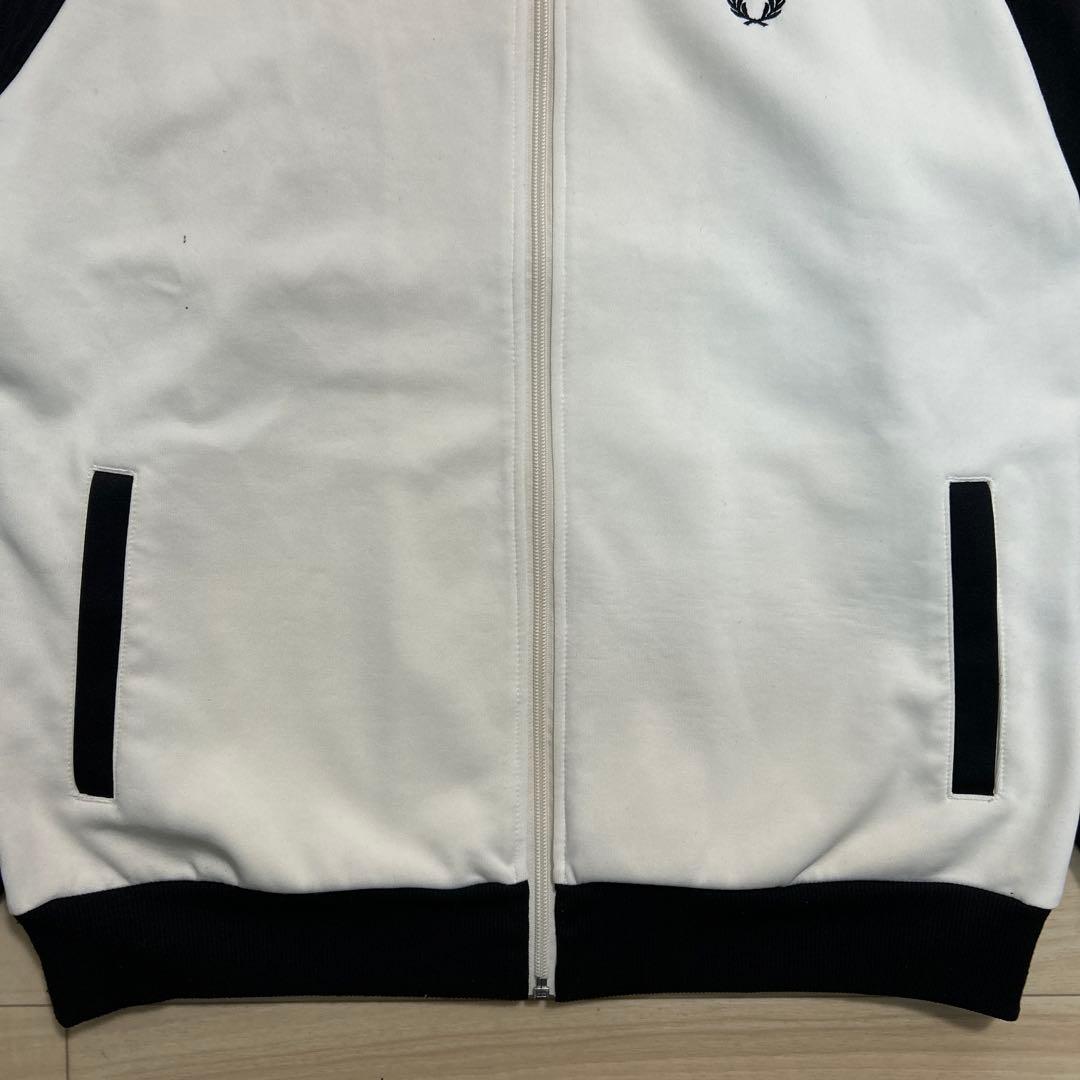 FRED PERRY×BEAMS 別注 トラックジャケット ホワイト サイズM