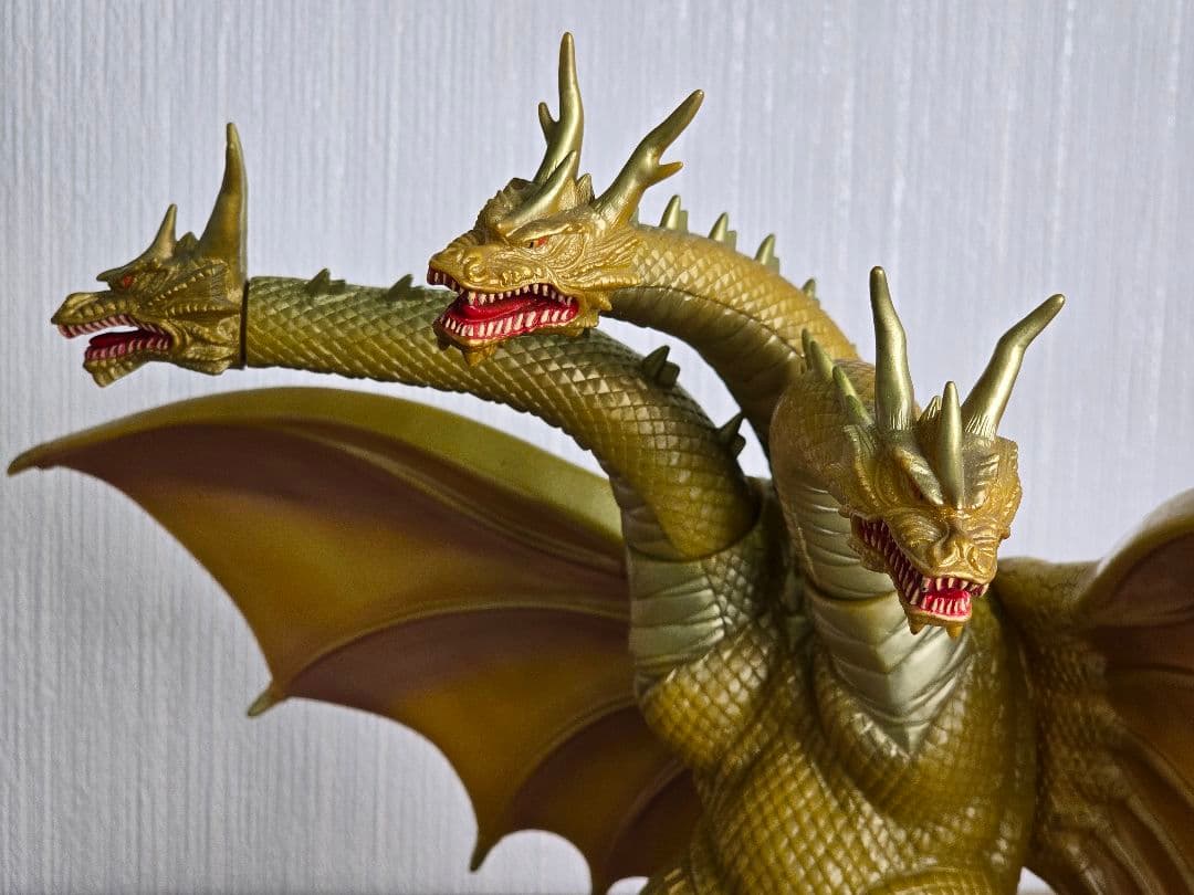 箱付き★キングギドラ ソフビ フィギュア 約460ミリ