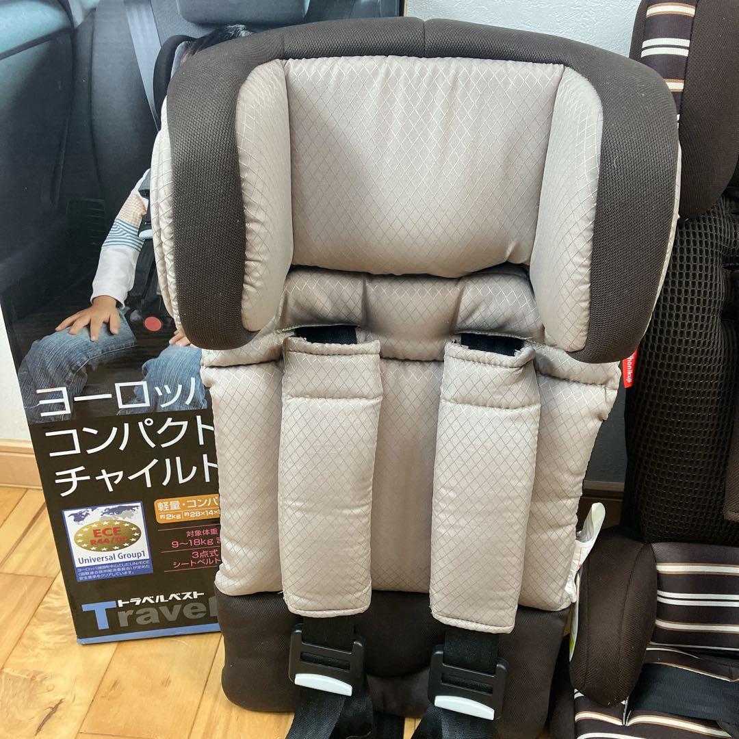 美品 日本育児 トラベルベスト ECプラス ジュニアシート　トラベルベストEC