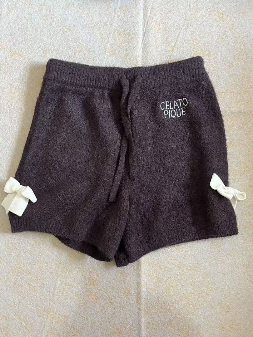 ジェラートピケ　ニットリボンプルオーバー&ショートパンツセット　新品未使用