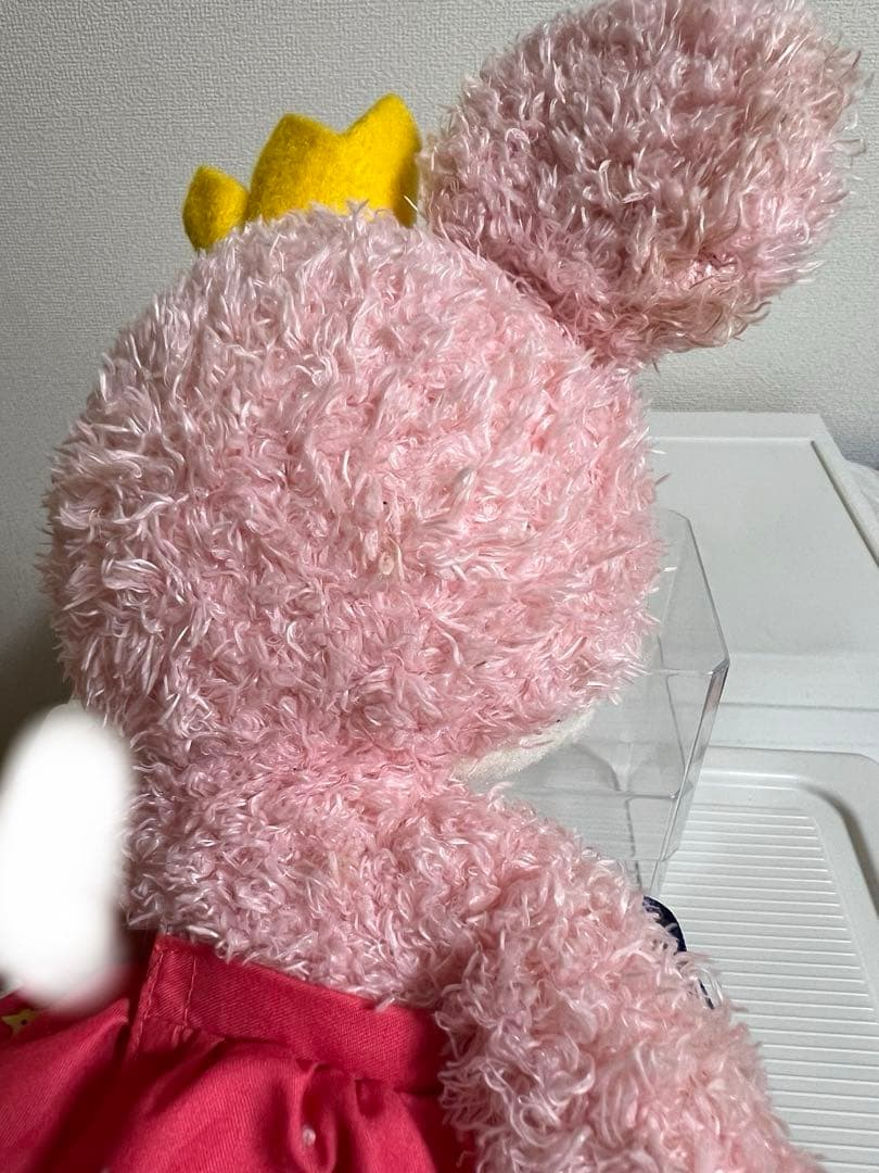 ミニークチュールのぬいぐるみMサイズ 、2th ハッピーバースデー、王冠付き