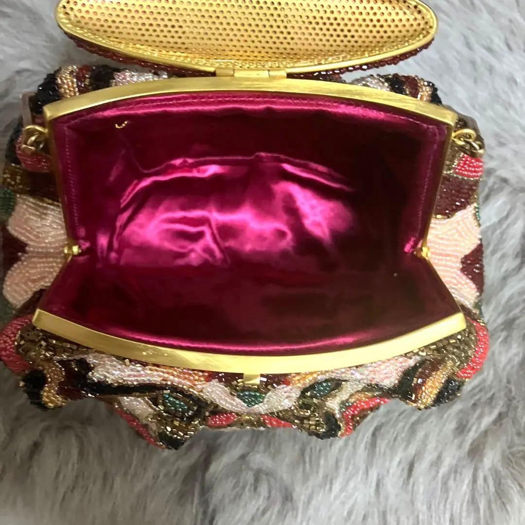 ｛皇室御用達ルミーはしもと｝ 高級ビーズバッグ