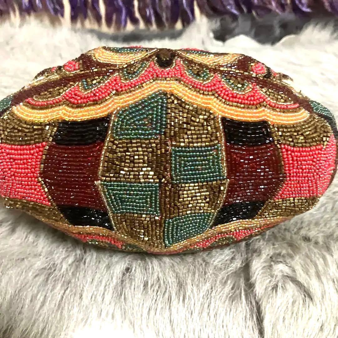 ｛皇室御用達ルミーはしもと｝ 高級ビーズバッグ