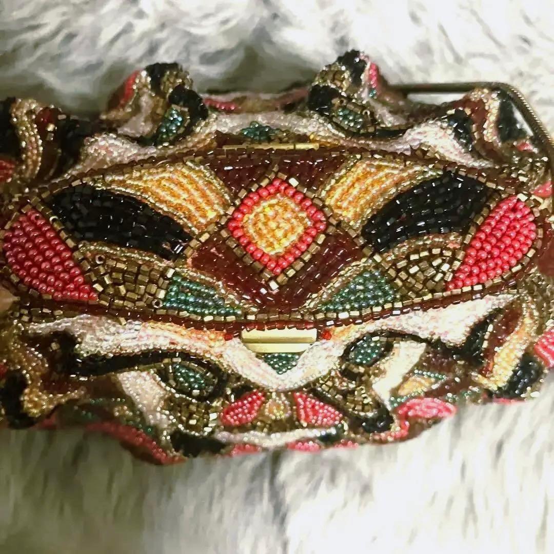 ｛皇室御用達ルミーはしもと｝ 高級ビーズバッグ