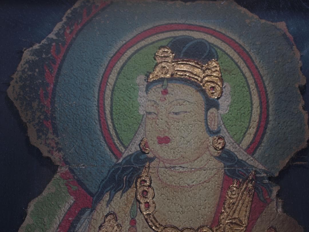 中国の壁画 戦時のもの 人物図 貴重品 古美術 AK1885A7-2