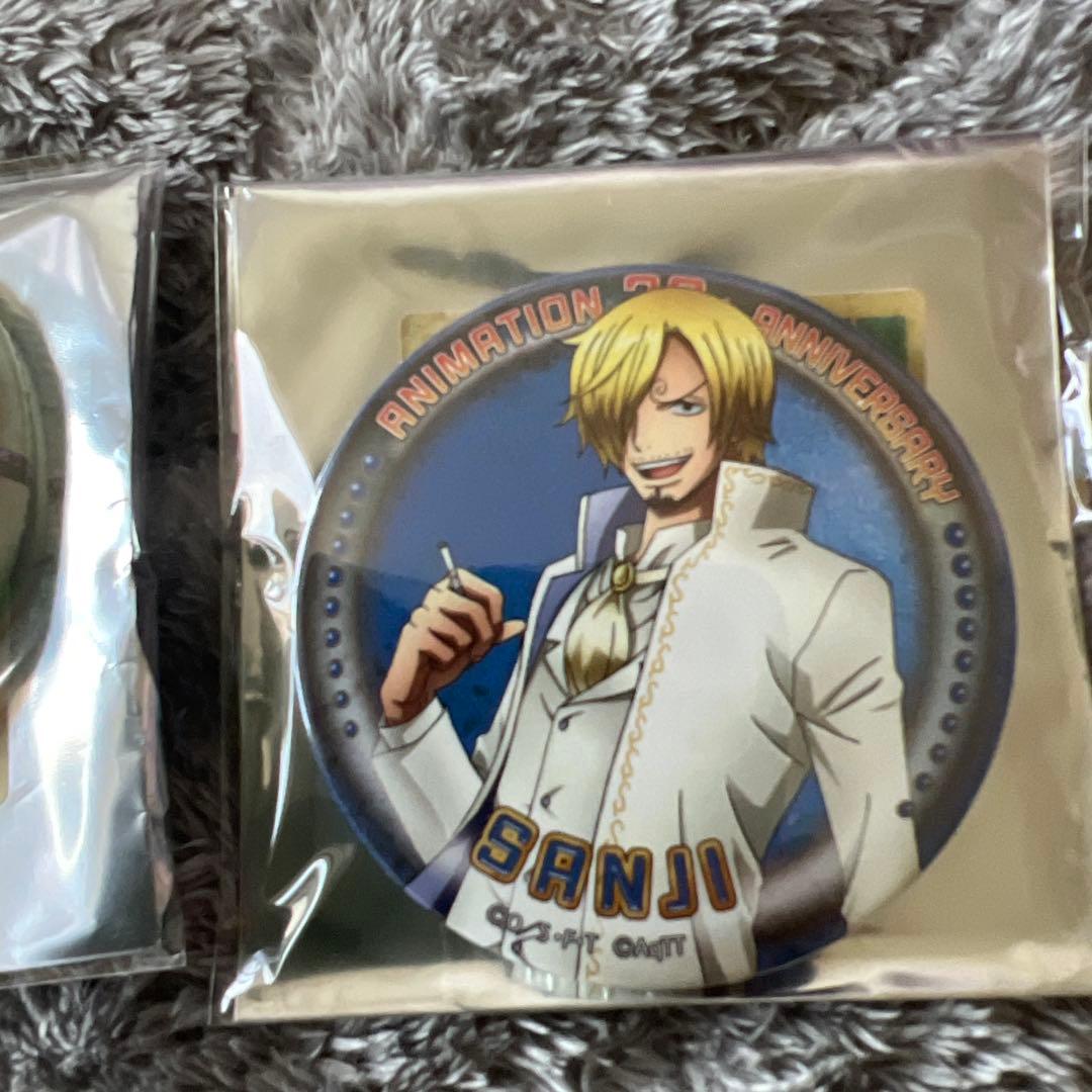 東京ワンピースタワー限定 20周年缶バッジ ゾロ＆サンジ