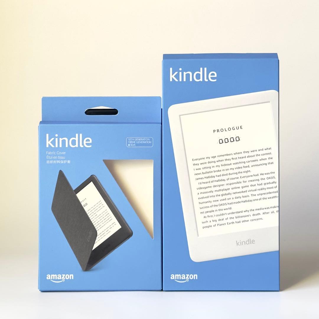 Kindle 第10世代 Wi-Fi 8GB ホワイト 広告なし 専用カバー付 歴代