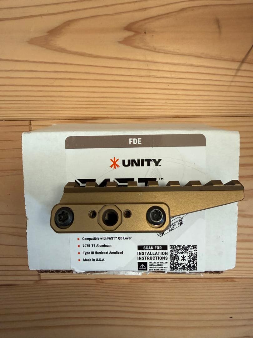 実物　unity FAST ライザーマウント