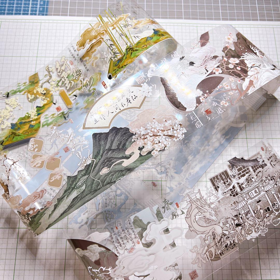 M089】 海外マステ(PETテープ) 1ループ約150cm おすそ分け - メルカリ