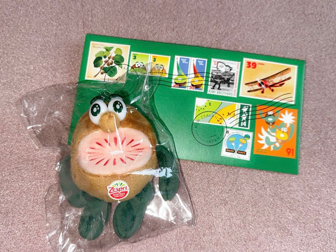 ゼスプリ キウイブラザーズ レッドルビー ぬいぐるみ 非売品 新品、未