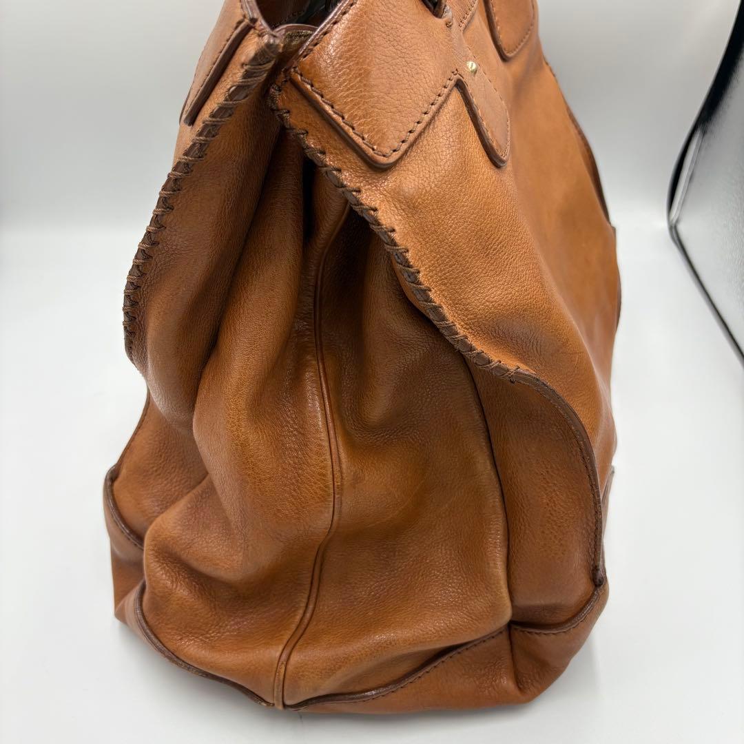 CELINE セリーヌ トートバッグ オルロフ 金具 A4収納 レザー