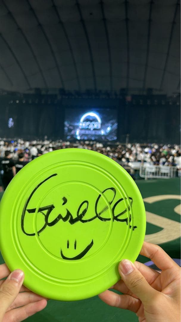 かさ aespa ジゼル 直筆サイン入りフリスビー