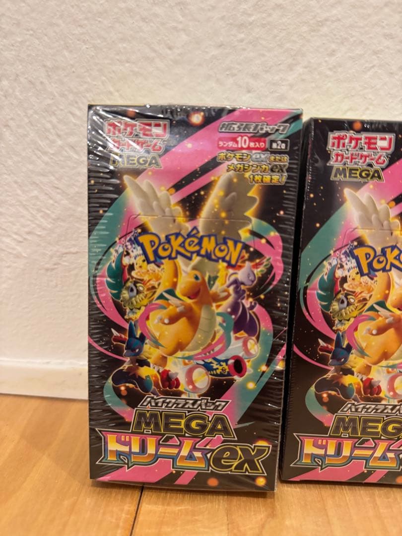 ポケモンカードゲーム　メガドリームex　4箱セット　◆未開封品　初期BOXです。