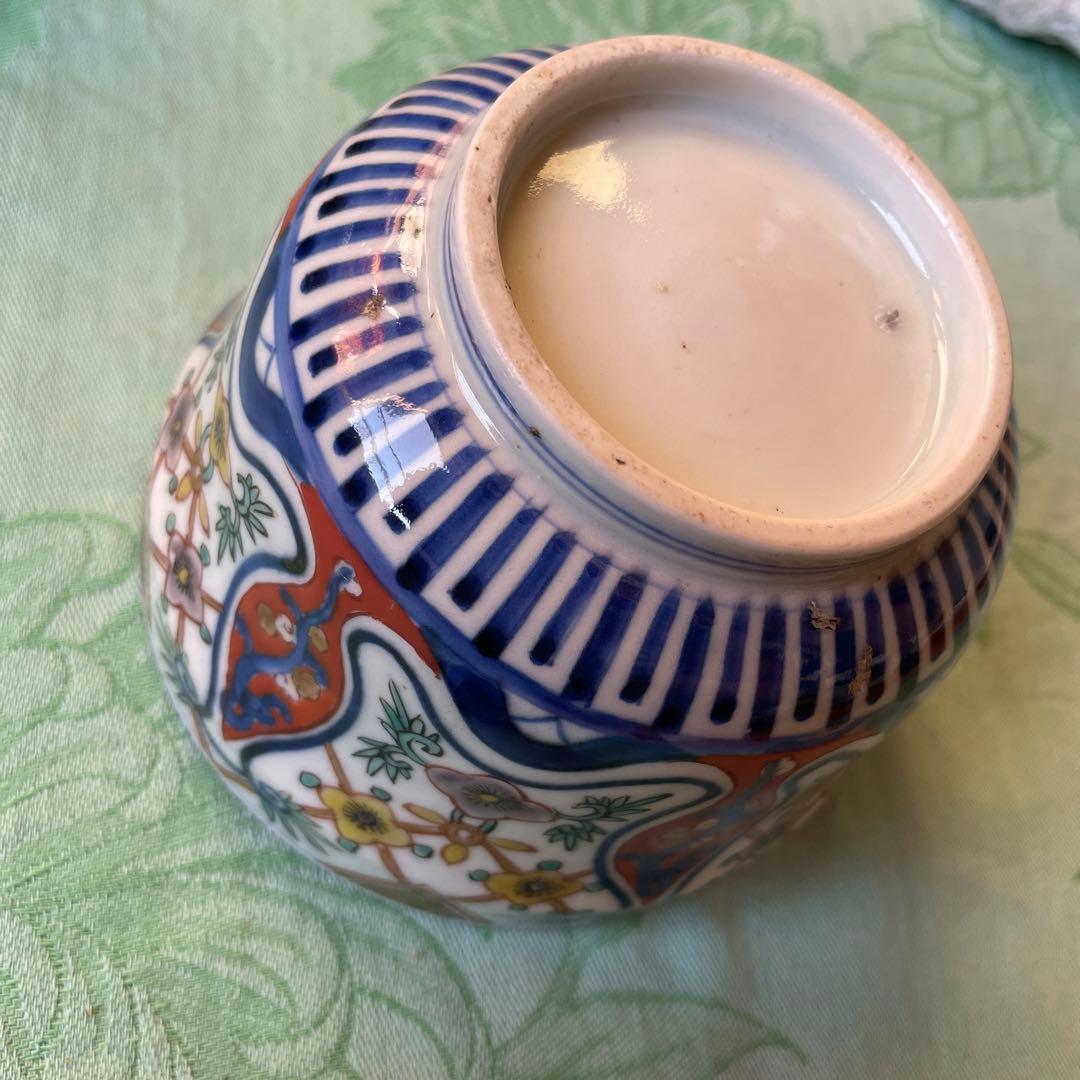 古伊万里 金彩 色絵 染付 深鉢