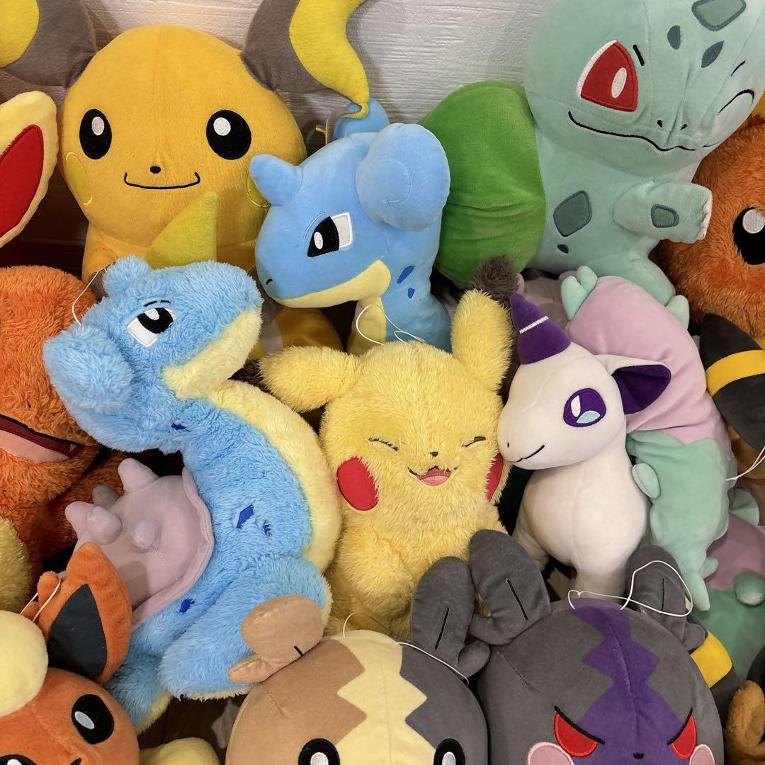 ポケモンぬいぐるみ　まとめ売り　19個　ピカチュウ　大量　フシギダネ