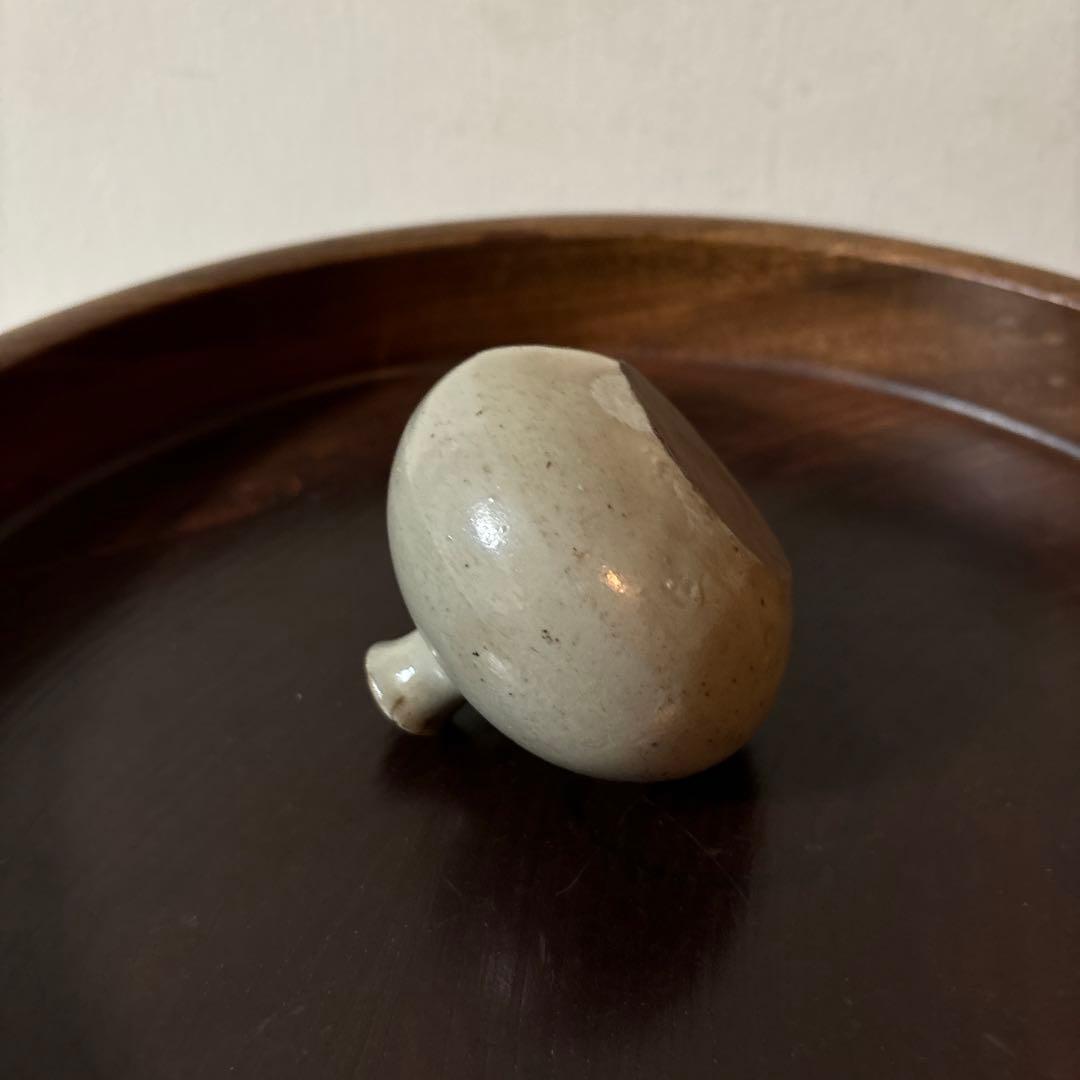 古丹波 白丹波油壷 江戸時代 小壺 花器 酒器 民藝 検: