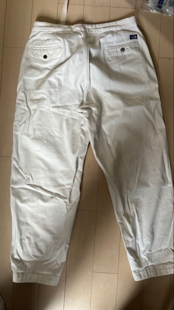 THE NORTH FACE PURPLE Rabelホワイト チノパン チノパン WIDE TAPERED