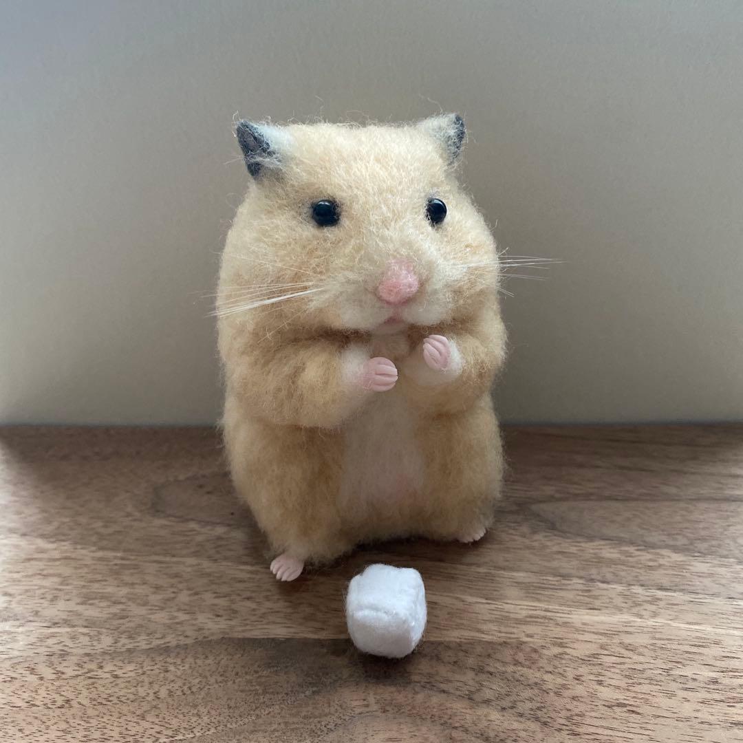 羊毛フェルト】ハムスター☆オーダー（うみ様専用） 羊毛フェルト
