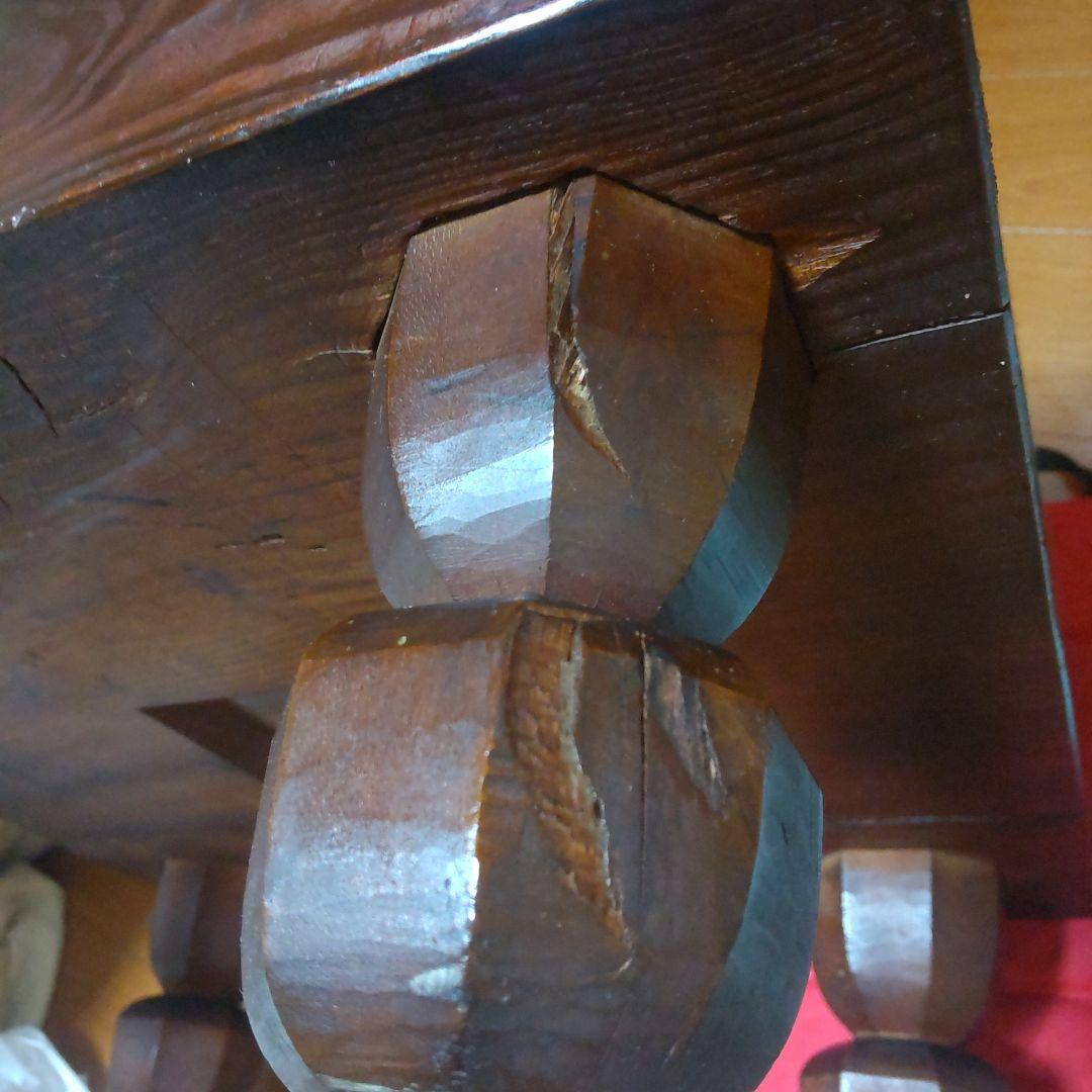 赤樫(あかがし)碁盤　真天地柾目　4.6寸　カバーなし