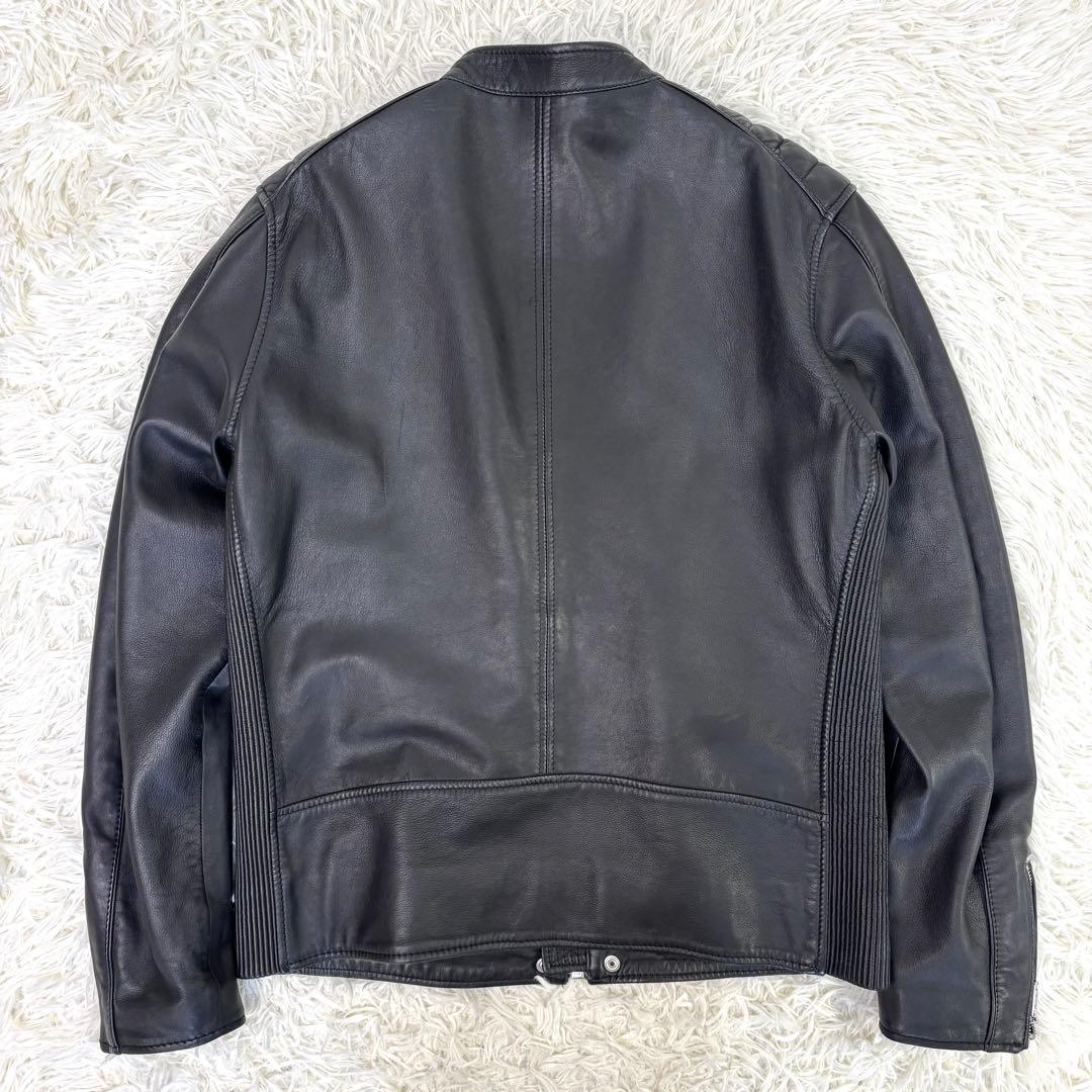 メカサイズ！XXL！ ディーゼル ラムレザー シングル ライダース