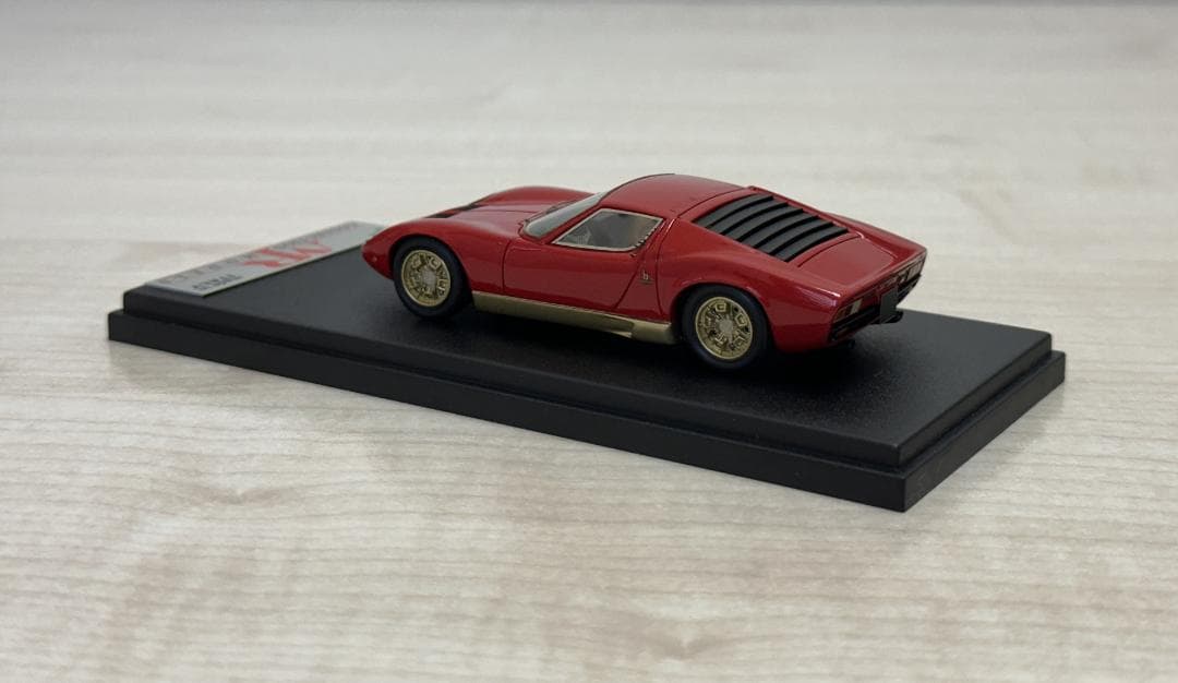 新品未展示 1/43 MR コレクション ランボルギーニ ミウラ S レッド