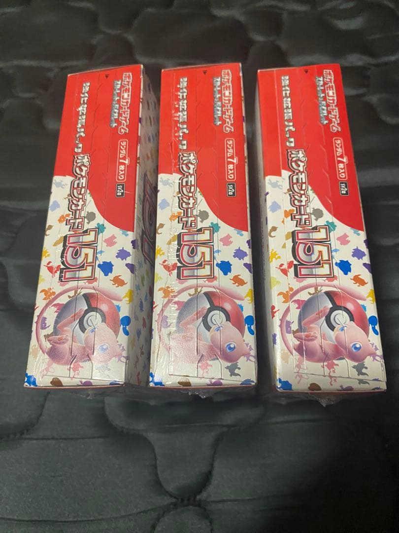 ポケカ ポケモンカード 151 シュリンク付き 3ボックス ポケモンカード