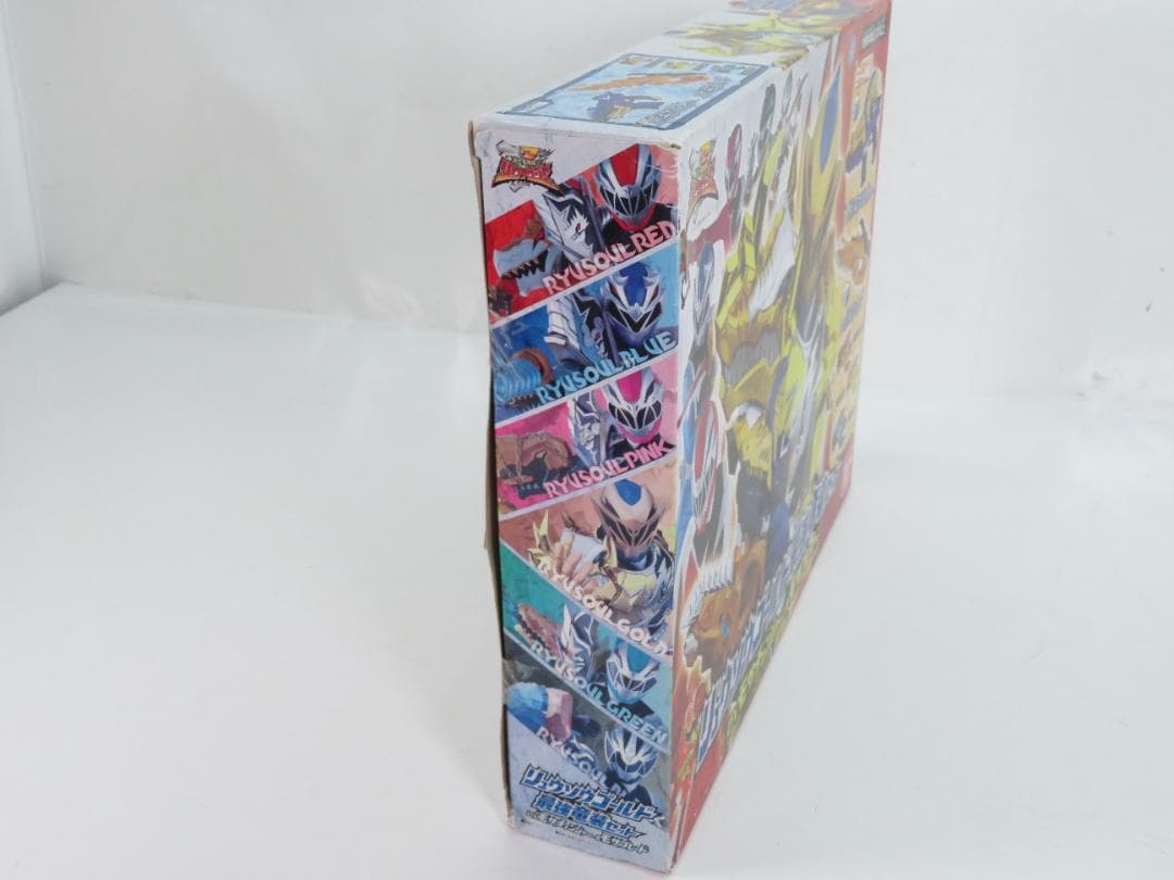 未開封1】リュウソウゴールド 最強竜装セット-DXモサチェンジャー&モサブレード