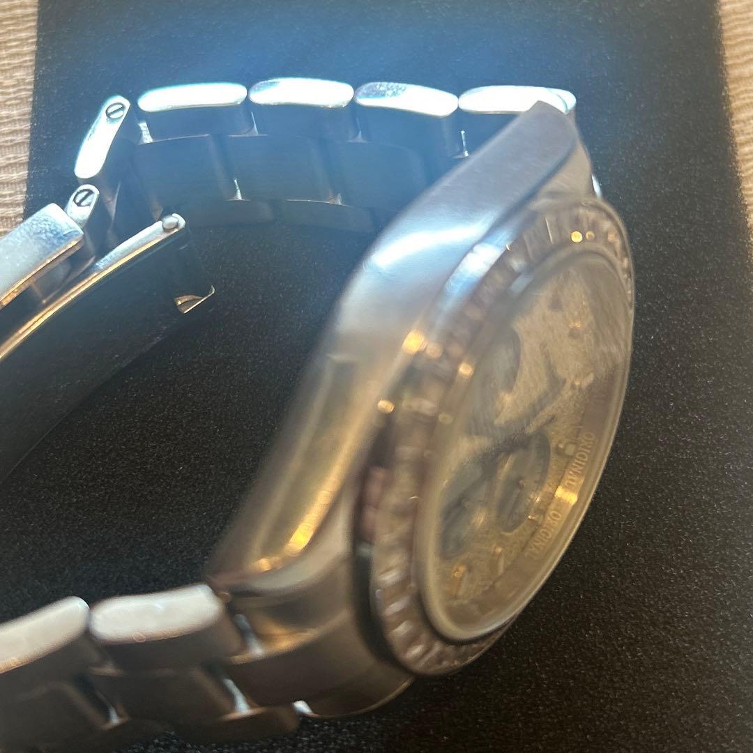 正月　大特価　海外製　自動巻き　時計　デイトナ風　アイスブルー　オマージュ