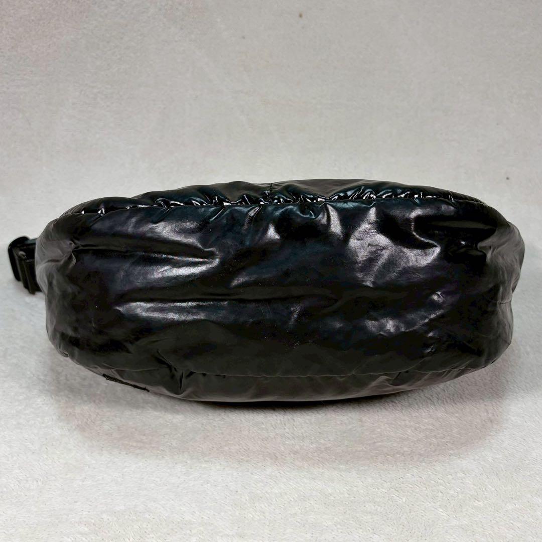 【美品✨】廃盤ポーターガール ボンボン ショルダーバッグ ハーフムーン　ナイロン