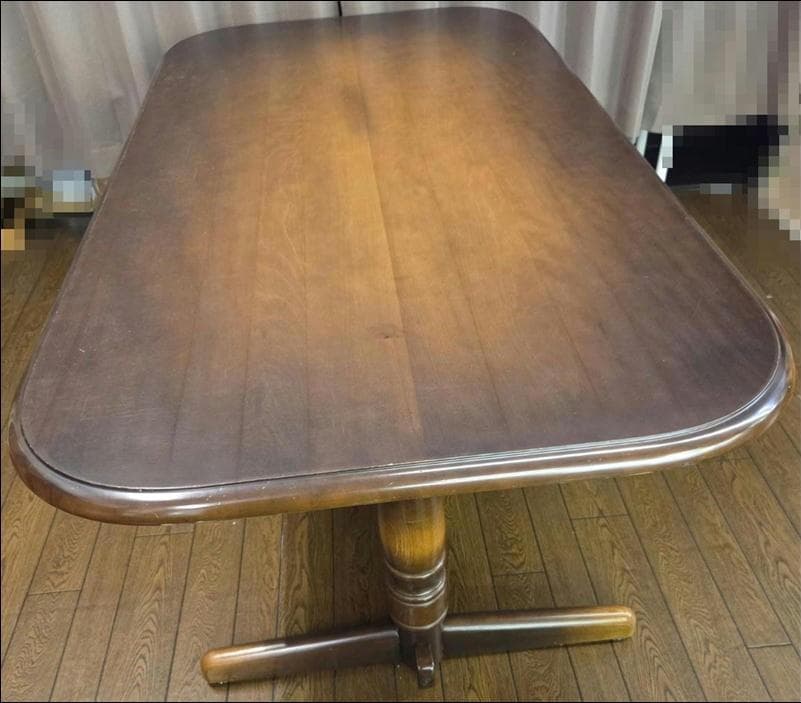 〈たのめる便〉飛騨産業 穂高 ダイニングテーブル SC-314WP 現状渡し