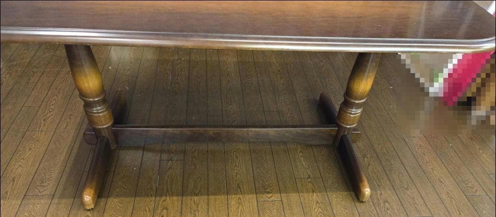 〈たのめる便〉飛騨産業 穂高 ダイニングテーブル SC-314WP 現状渡し