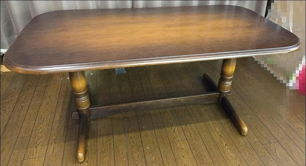 〈たのめる便〉飛騨産業 穂高 ダイニングテーブル SC-314WP 現状渡し