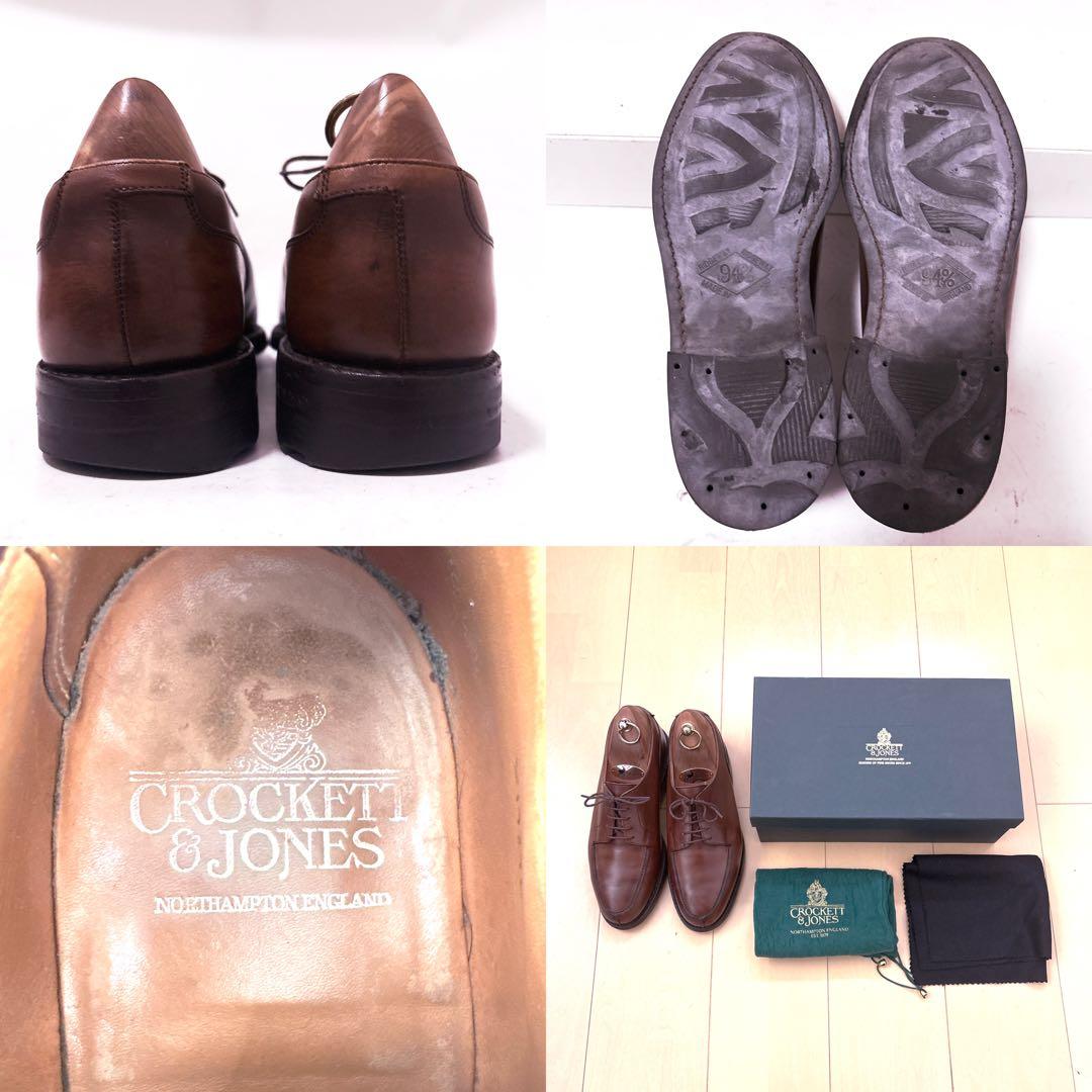 665.CROCKETT&JONES MORETON Uチップ 6.5E