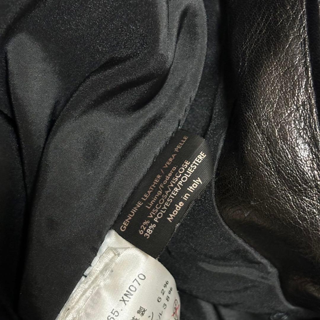 GUCCI グッチ ラムスキン レザー スカート 38サイズ