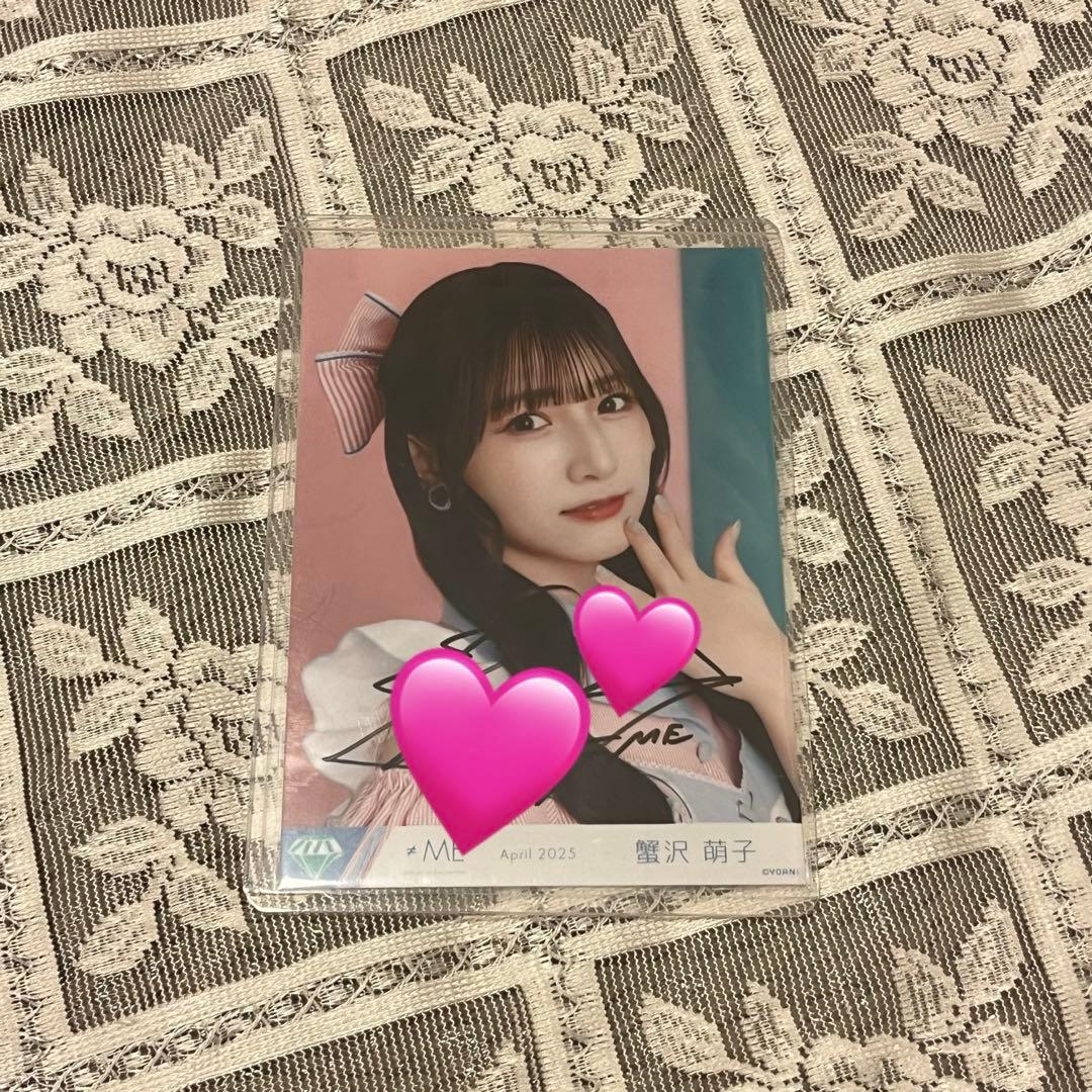 ≠ME 蟹沢萌子 ダイナー ヨリ 直筆サイン 生写真 - メルカリ