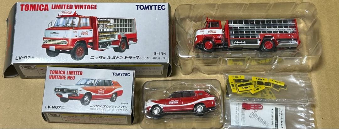 トミカリミテッドヴィンテージ コカコーラ 2台セット
