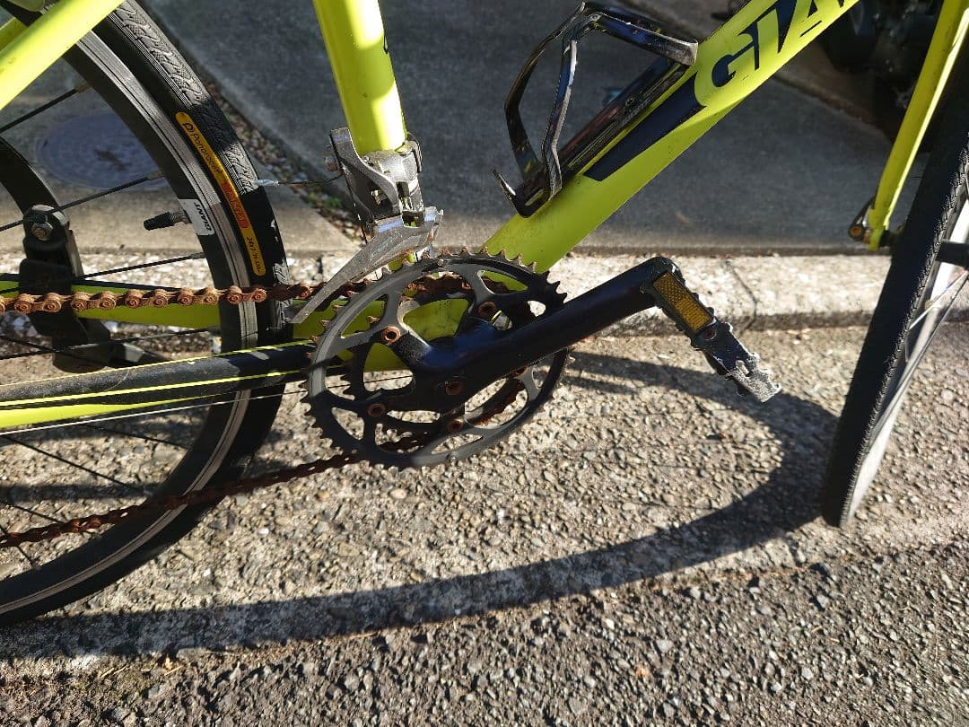 現状品要修理 GIANT TCR エスポワール ジュニア ロードバイク イエロー