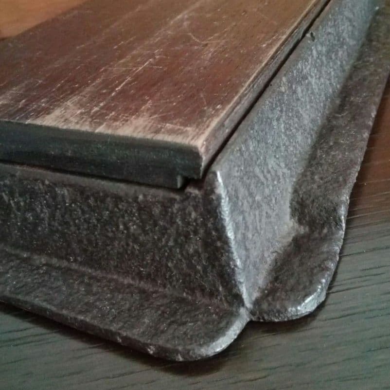 逸品　古鉄　平安省鋳堂　お盆　トレー　明治金工　和骨董　骨董　アンティーク