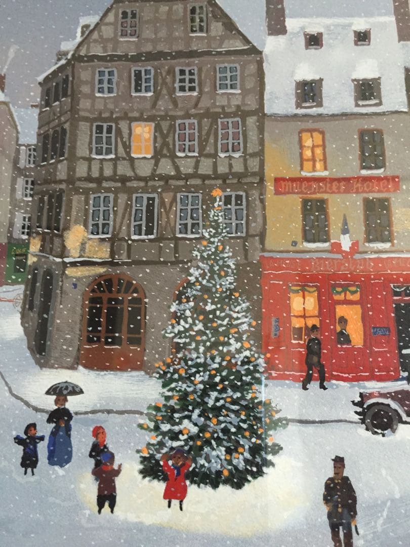 ☆ミッシェルドラクロワ ストラスブルクのクリスマス 直筆サイン 美品