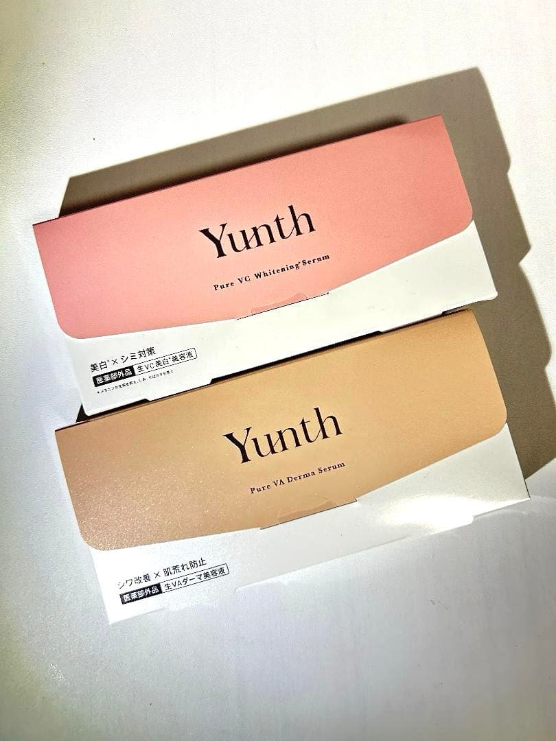 Yunth ユンス 生VC美容美白液 2箱、生VAダーマ美容液 2箱