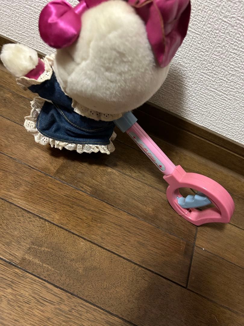 USJ限定ハローキティ ぬいぐるみ デニムドレス