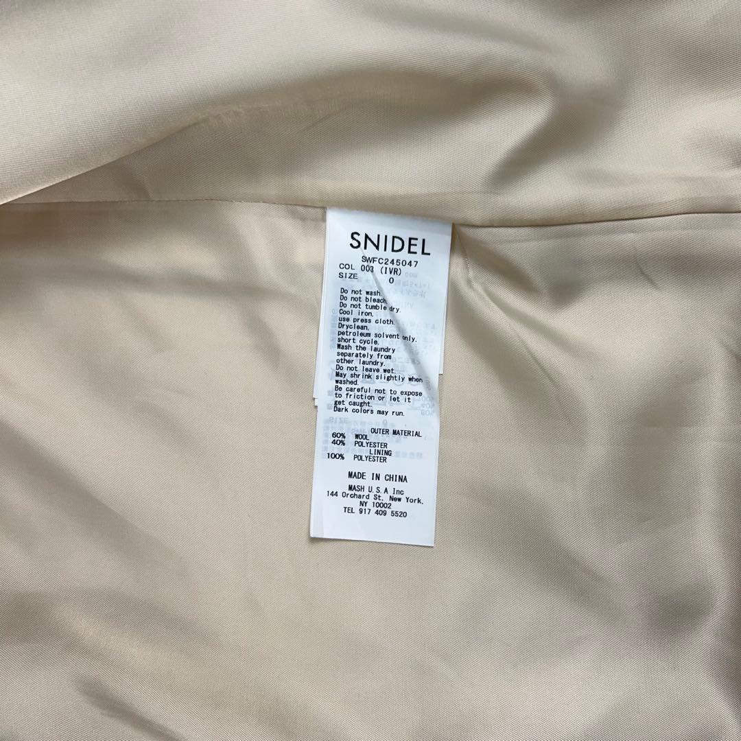 新品タグ付き♡スナイデル ベルテッドレディコート 2024AW 2種ベルト